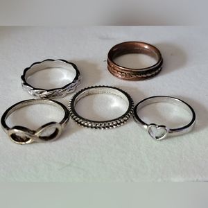 5 ring set